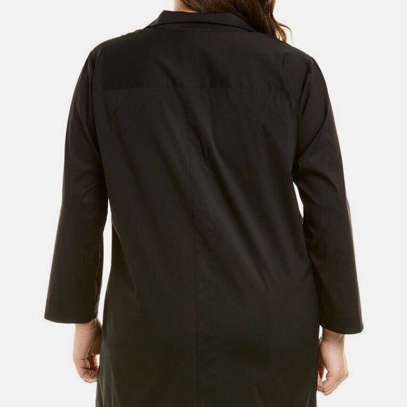 Lafayette 148 New York Black Button Down Shirt - Picture 2 of 3